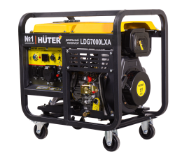 Электрогенератор дизельный LDG 7000LXА Huter